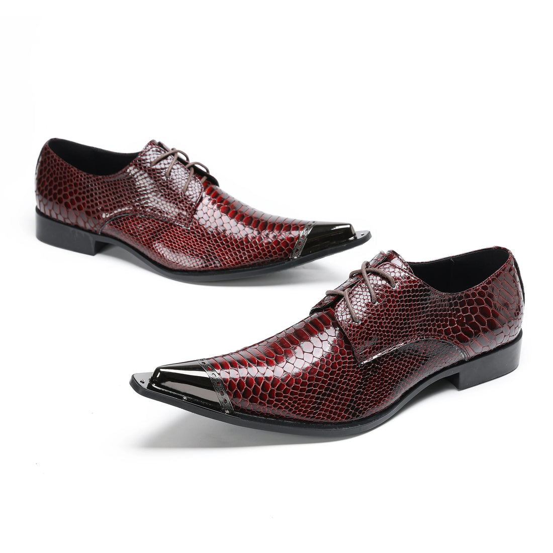 Mens Italian Genuine Leather Wedding Business Dress Shoes
