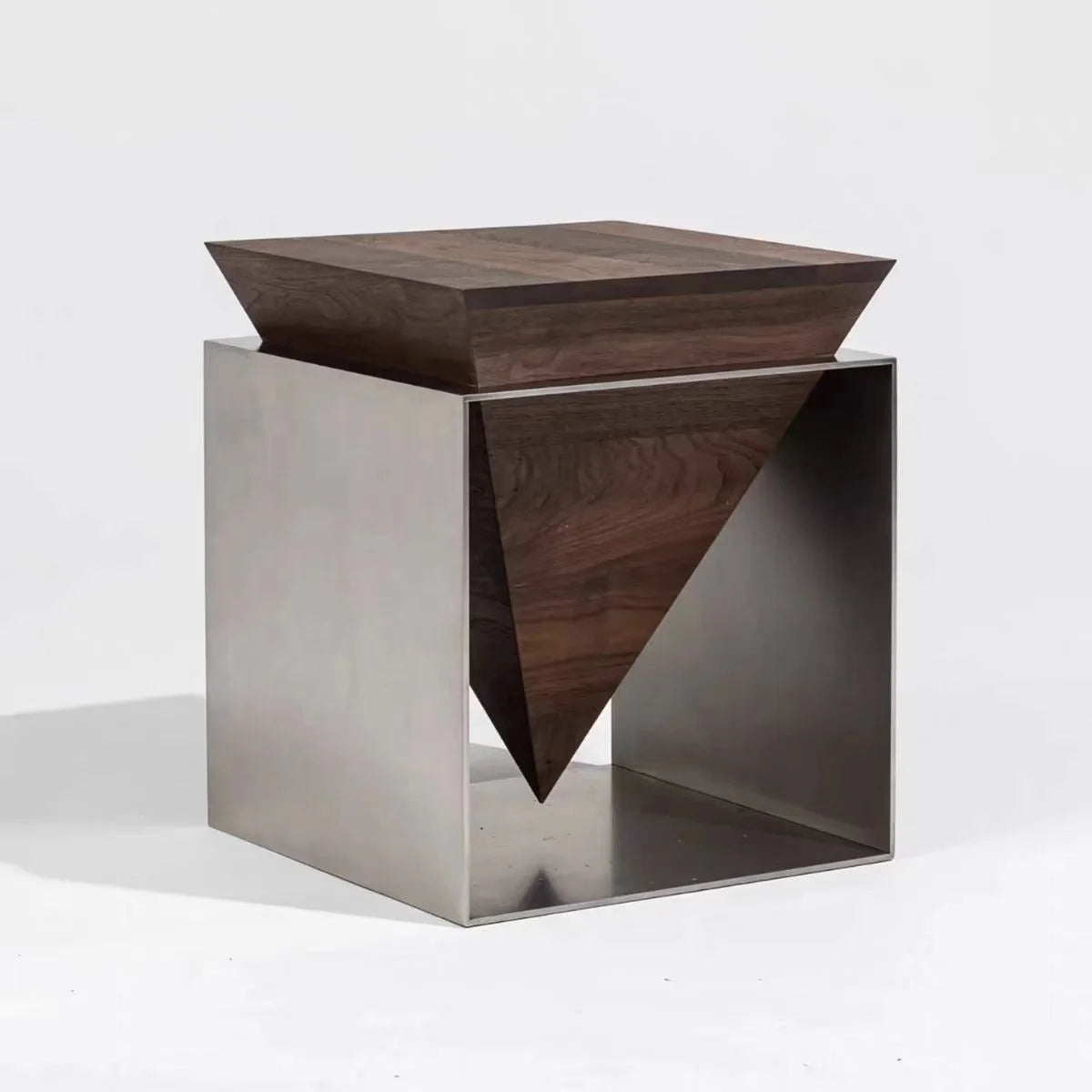 New Creative Sofa Corner Table with Solid Wood Top (High-End Coffee Table)