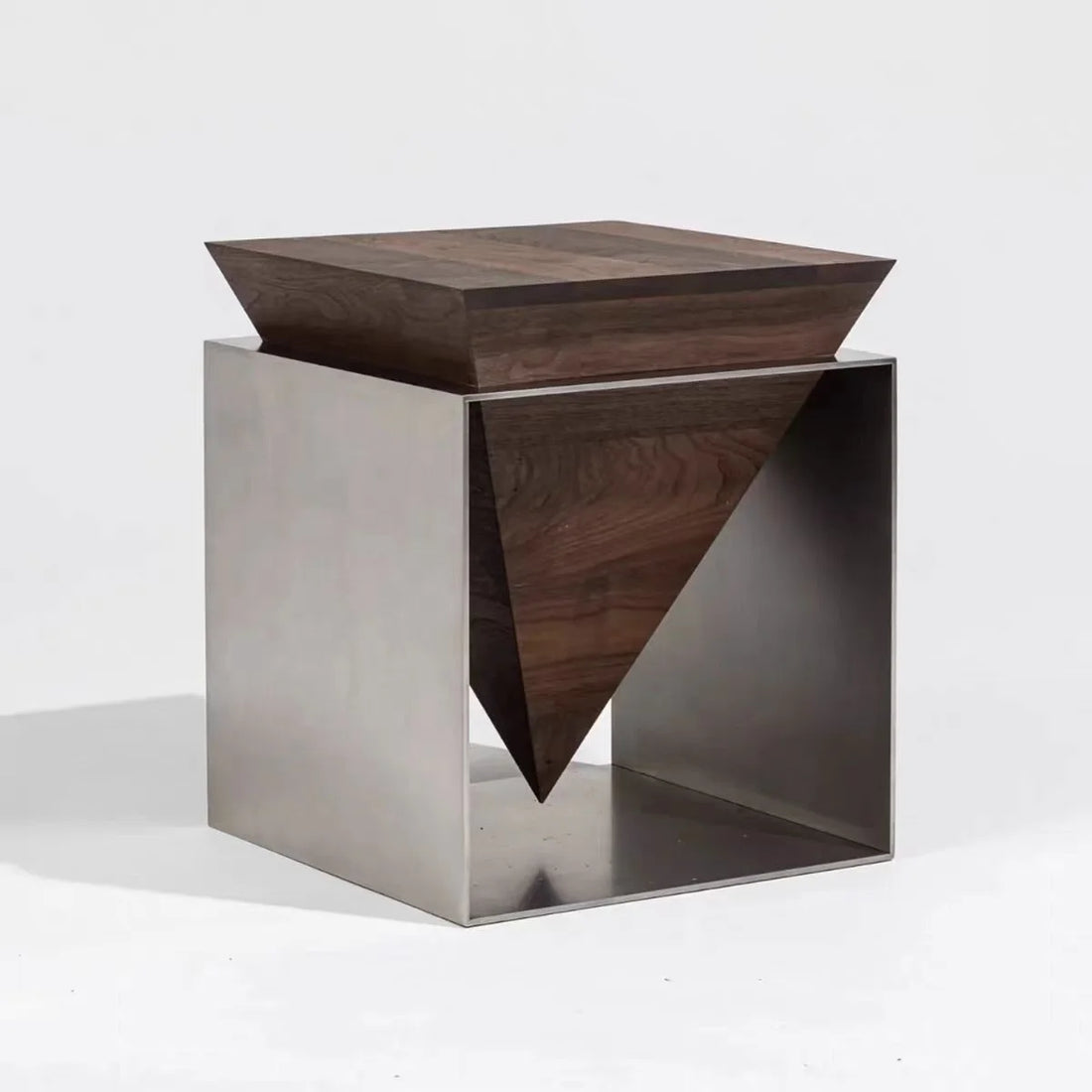 New Creative Sofa Corner Table with Solid Wood Top (High-End Coffee Table)