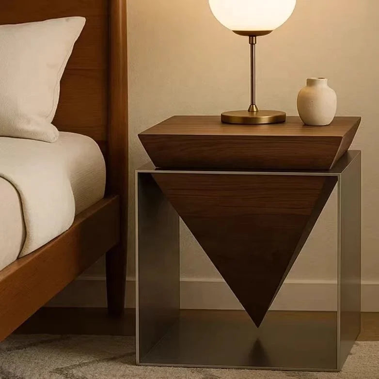 New Creative Sofa Corner Table with Solid Wood Top (High-End Coffee Table)