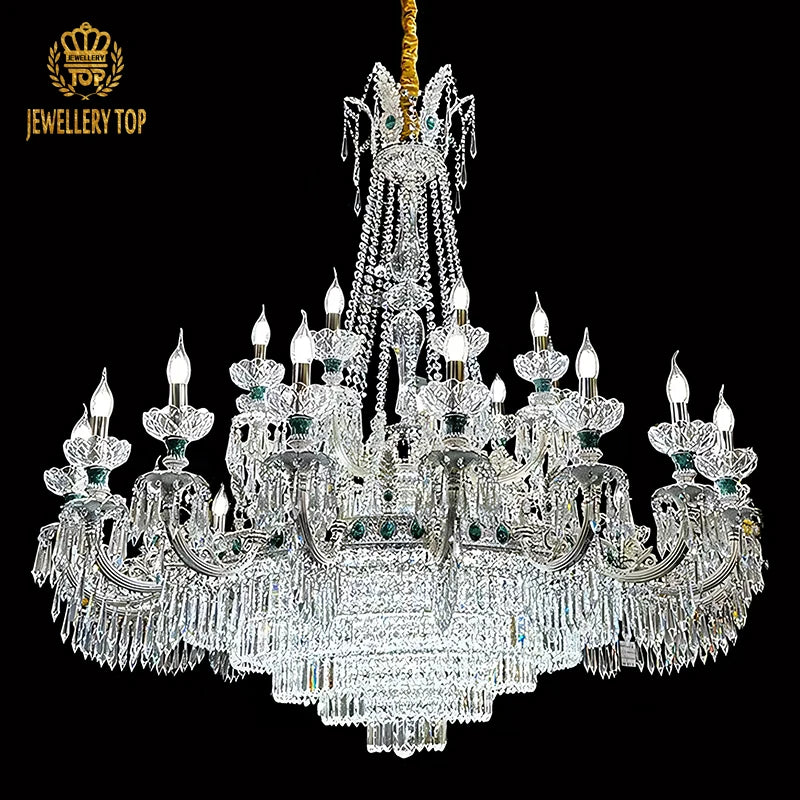 Luxury Modern Crystal Brass Chandelier for Home & Hotels