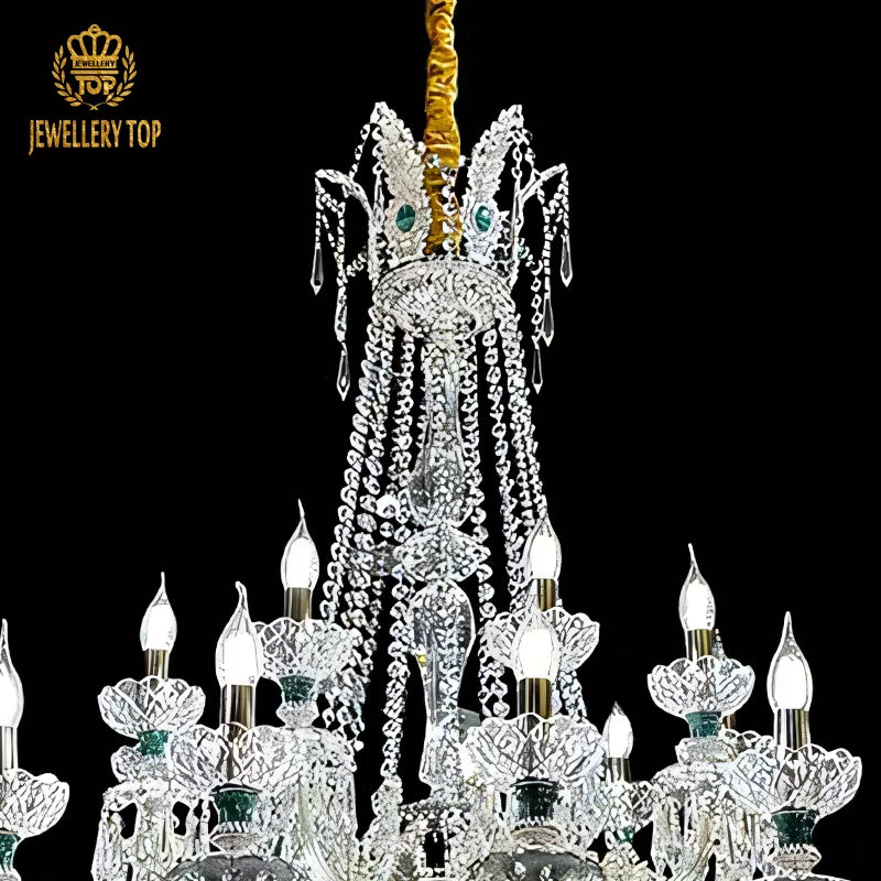 Luxury Modern Crystal Brass Chandelier for Home & Hotels
