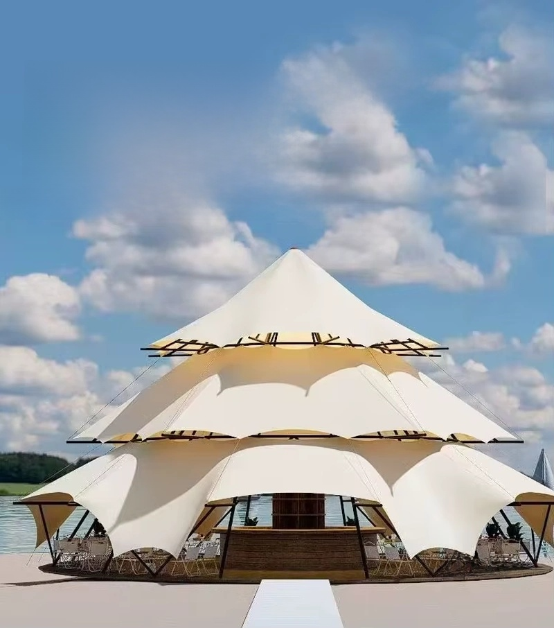 New Luxe 16M Large Crossover Geodesic Dome Canopy Tent , Glamping, Wedding and Events