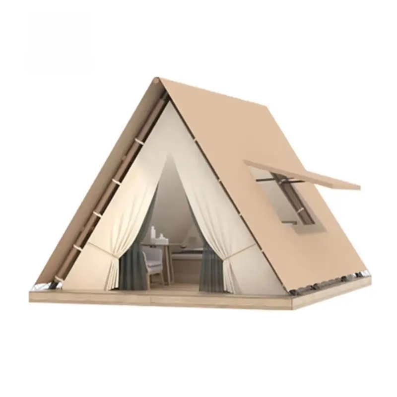 Vintage Triangle Luxury Glamping Tent for Hotel Resort Campsites