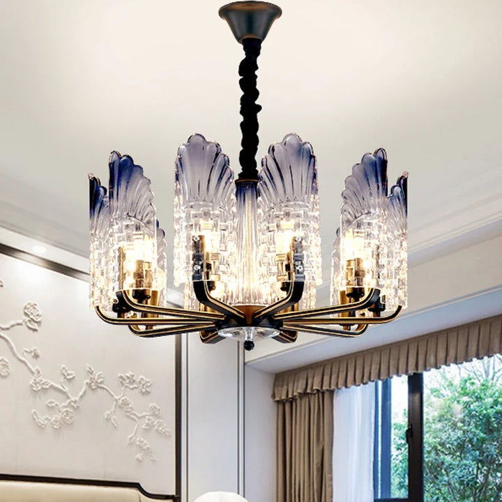 luxury LED Minimalist Jellyfish Chandelier – Modern Iron Pendant Lighting