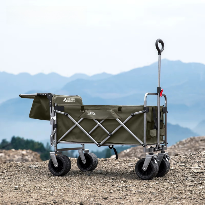 New Large Capacity Outdoor Folding Cart Travel and Camping Equipment