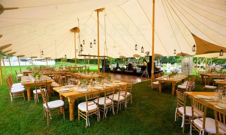 Luxe Large Marquee Outdoor Sailcloth Party Tent For Wedding/Exhibitions