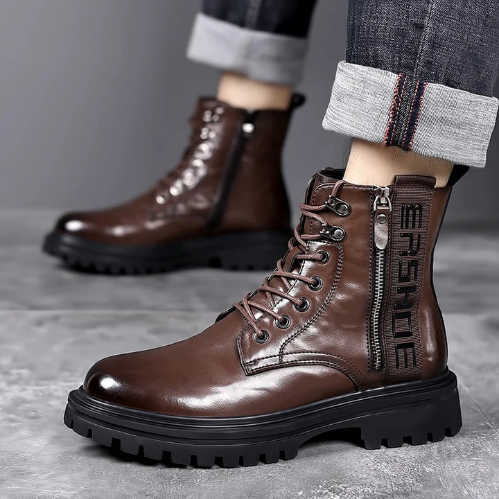 Men's Leather Casual Business Shoes – Formal Men Footwear