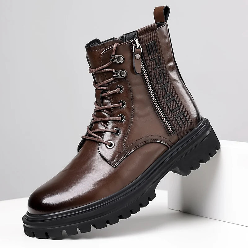 Men's Leather Casual Business Shoes –Dress Moccasins Comfortable Formal Shoes