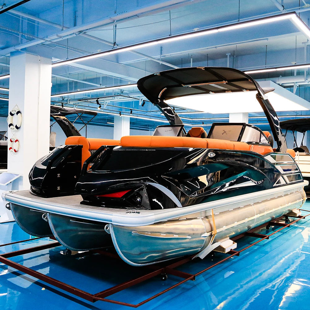 Neues 27-Fuß-Luxus-Aluminium-Hausboot Sportyacht