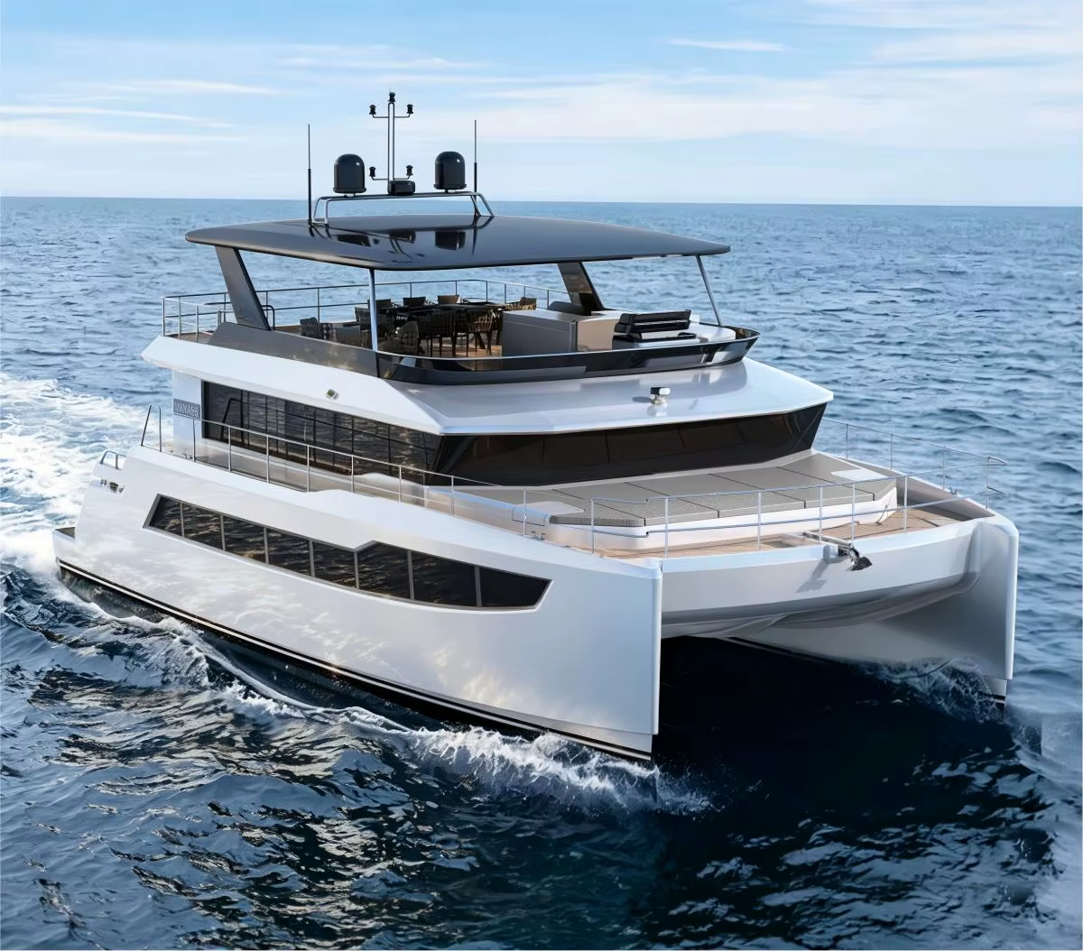 Luxury 55Ft Commercial Fiberglass Yacht Inboard Engine Cruising Patrol Fishing Boat