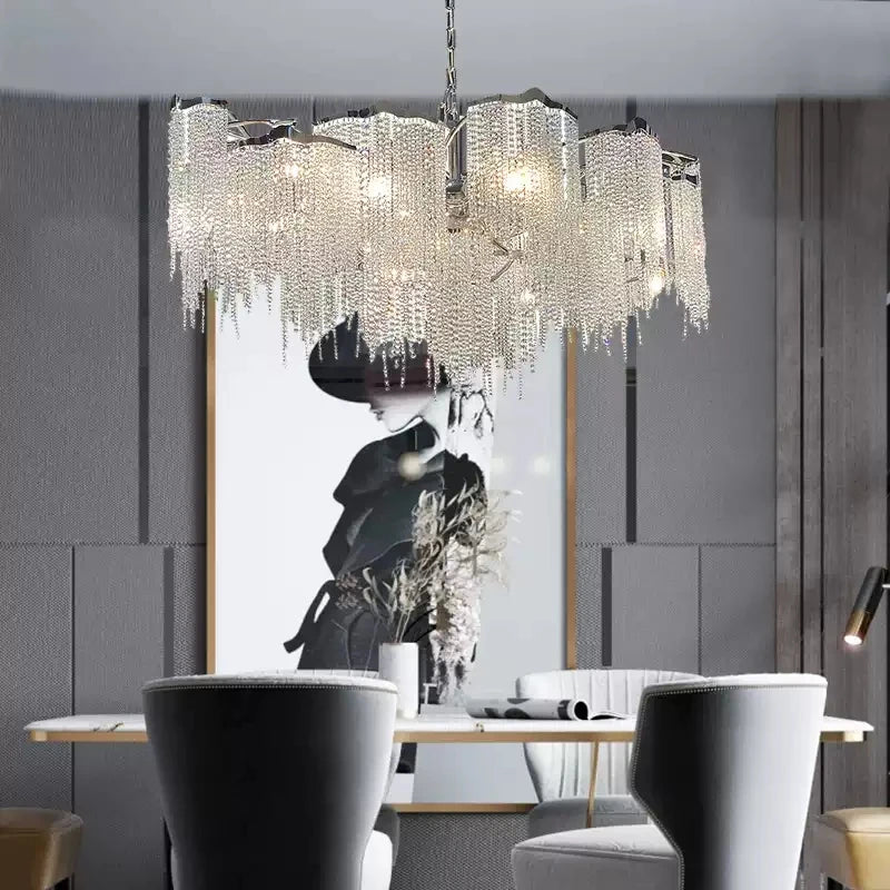 Luxury Crystal Chandelier for Living Room, Dining Room, Villa &amp; Hotel Lighting