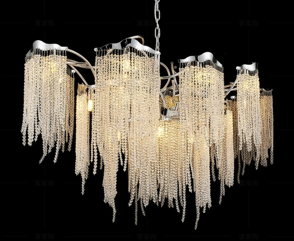 Luxury Crystal Chandelier for Living Room, Dining Room, Villa &amp; Hotel Lighting