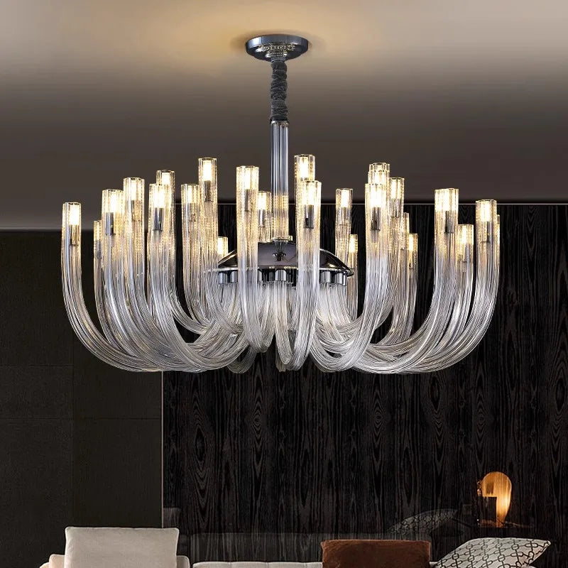 Luxury Crystal Pendant Light Chandelier for Living Room &amp; Dining Room