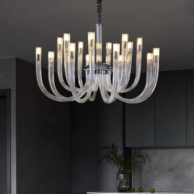 Luxury Crystal Pendant Light Chandelier for Living Room &amp; Dining Room