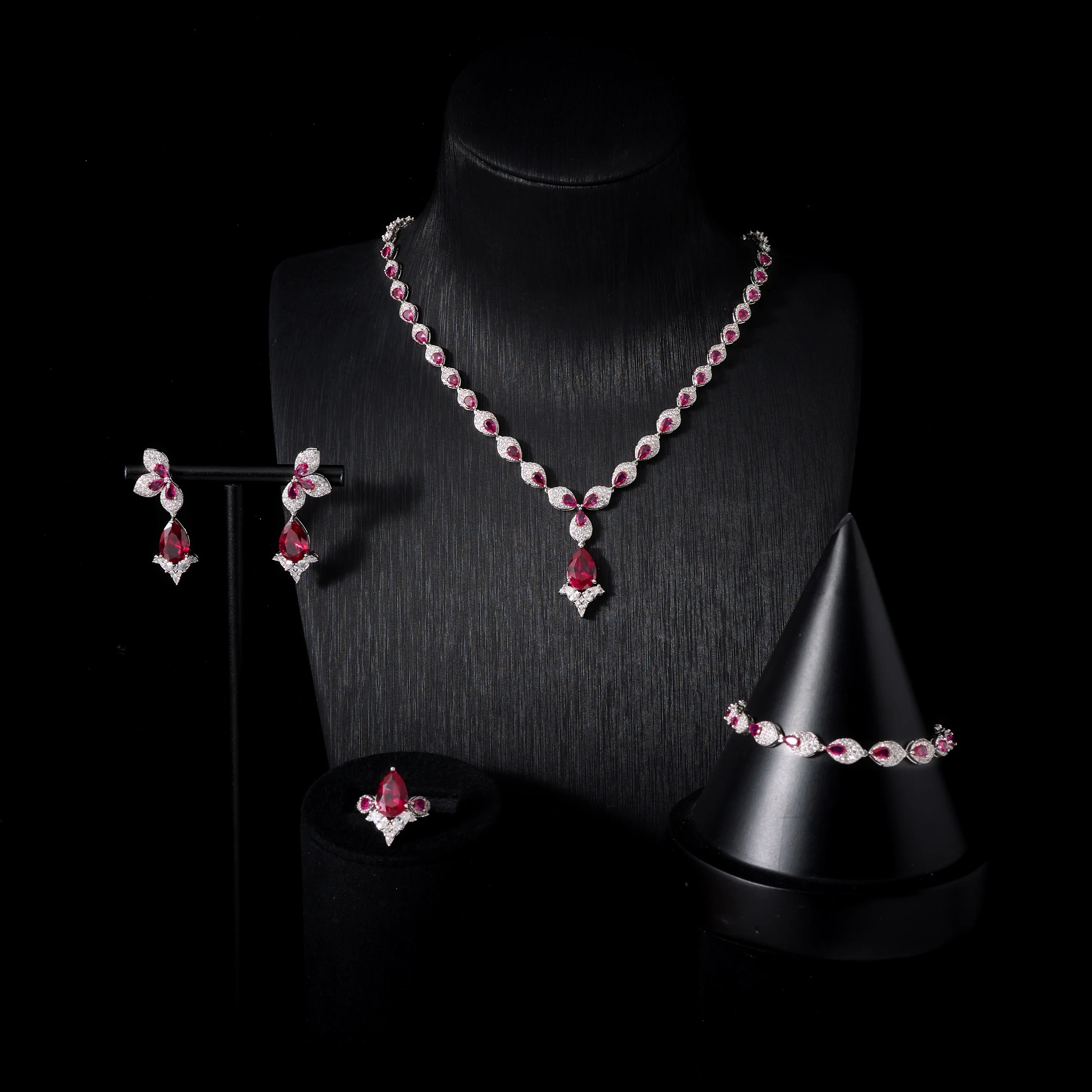 Luxury Cubic Zirconia Necklace Set for Women