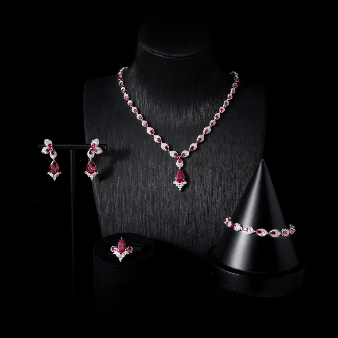Luxury Cubic Zirconia Necklace Set for Women
