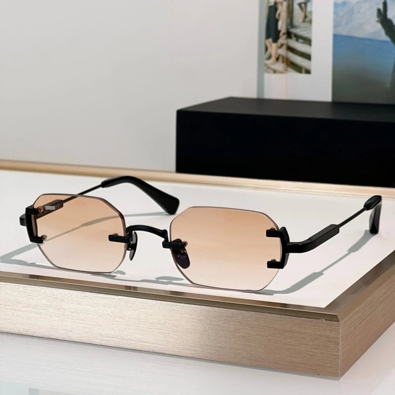 Luxury Oval Sunglasses for Men – Alloy Frame Retro Fashion Eyewear