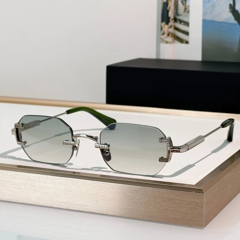 Luxury Oval Sunglasses for Men – Alloy Frame Retro Fashion Eyewear