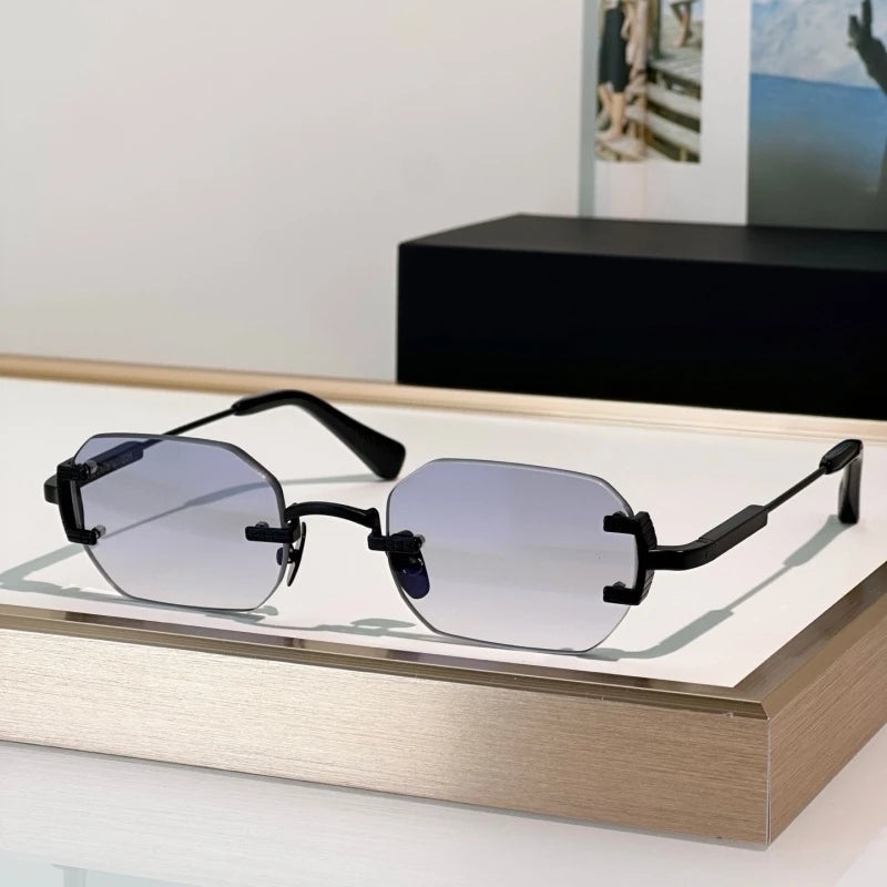 Luxury Oval Sunglasses for Men – Alloy Frame Retro Fashion Eyewear