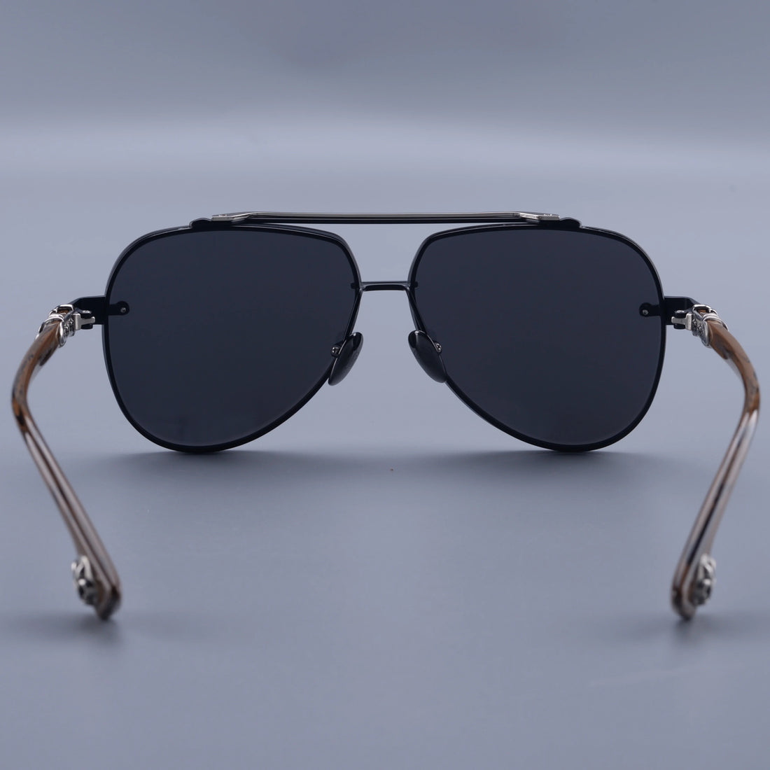 Luxury Titanium Pilot Sunglasses for Men Women – Retro Frameless UV400 Driving Eyewear