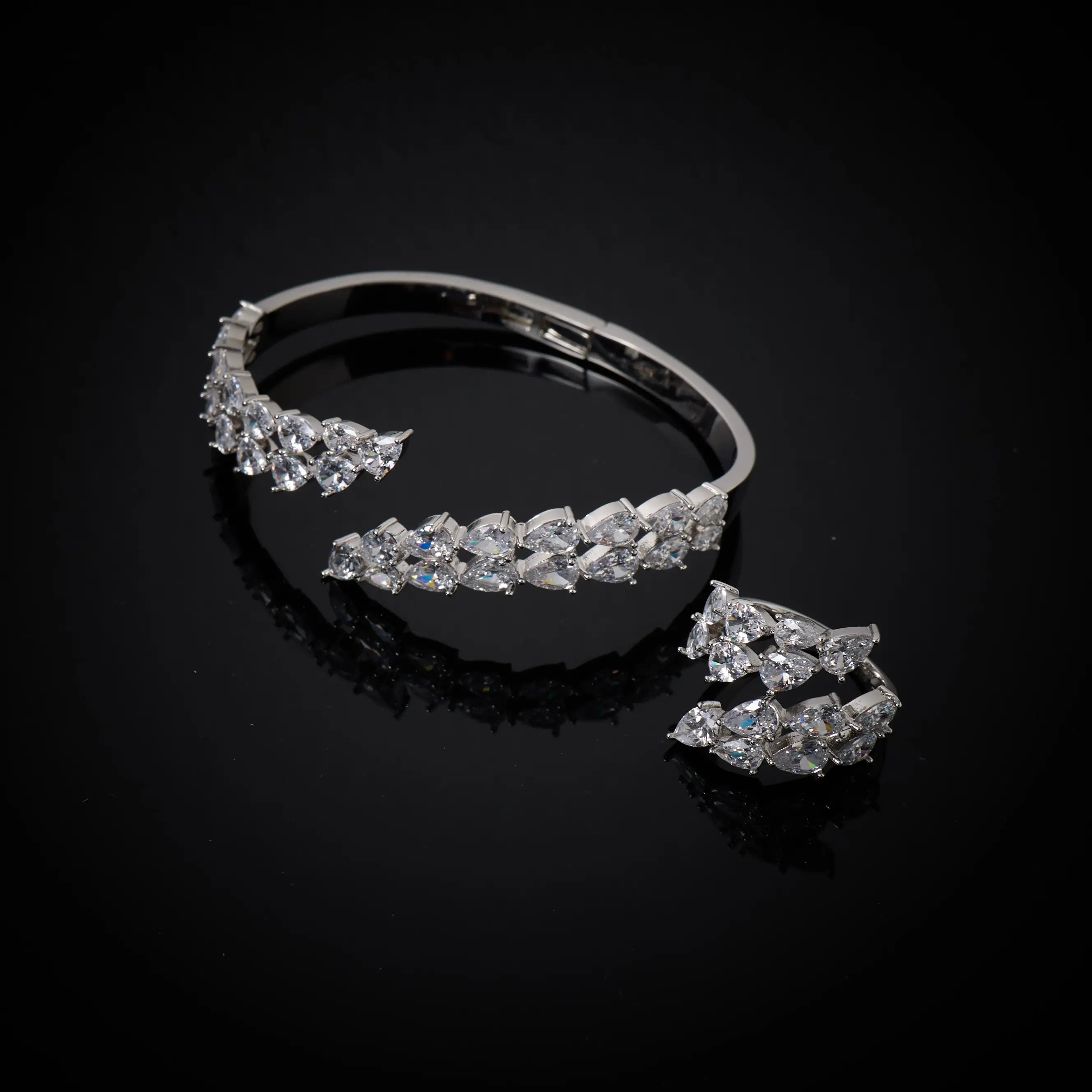 Luxury Coloured Cubic Zirconia Jewellery Set for Women