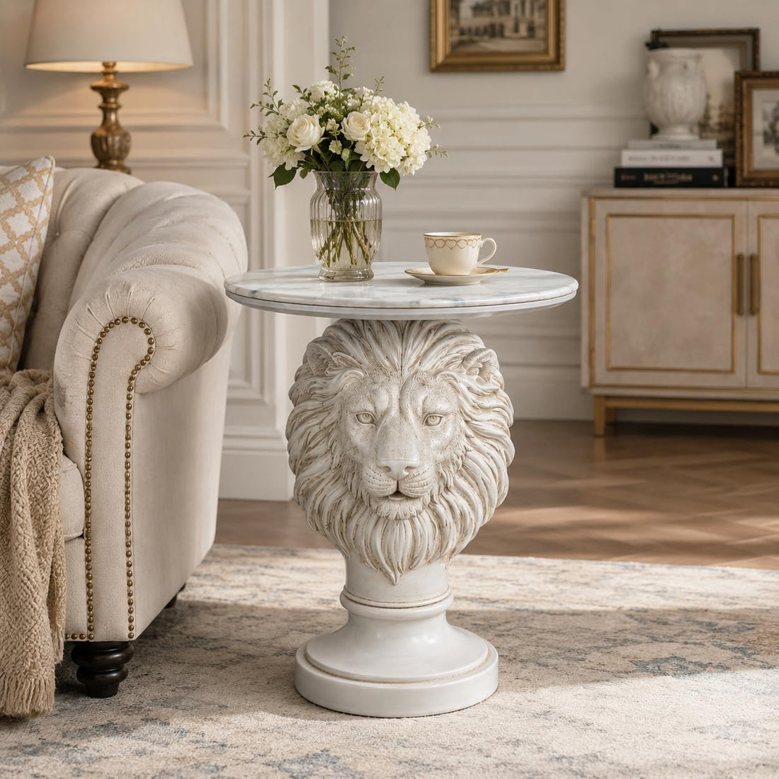 Luxury Home Accent for Living Room, Bedroom & Entryway -  Sculpture Furniture