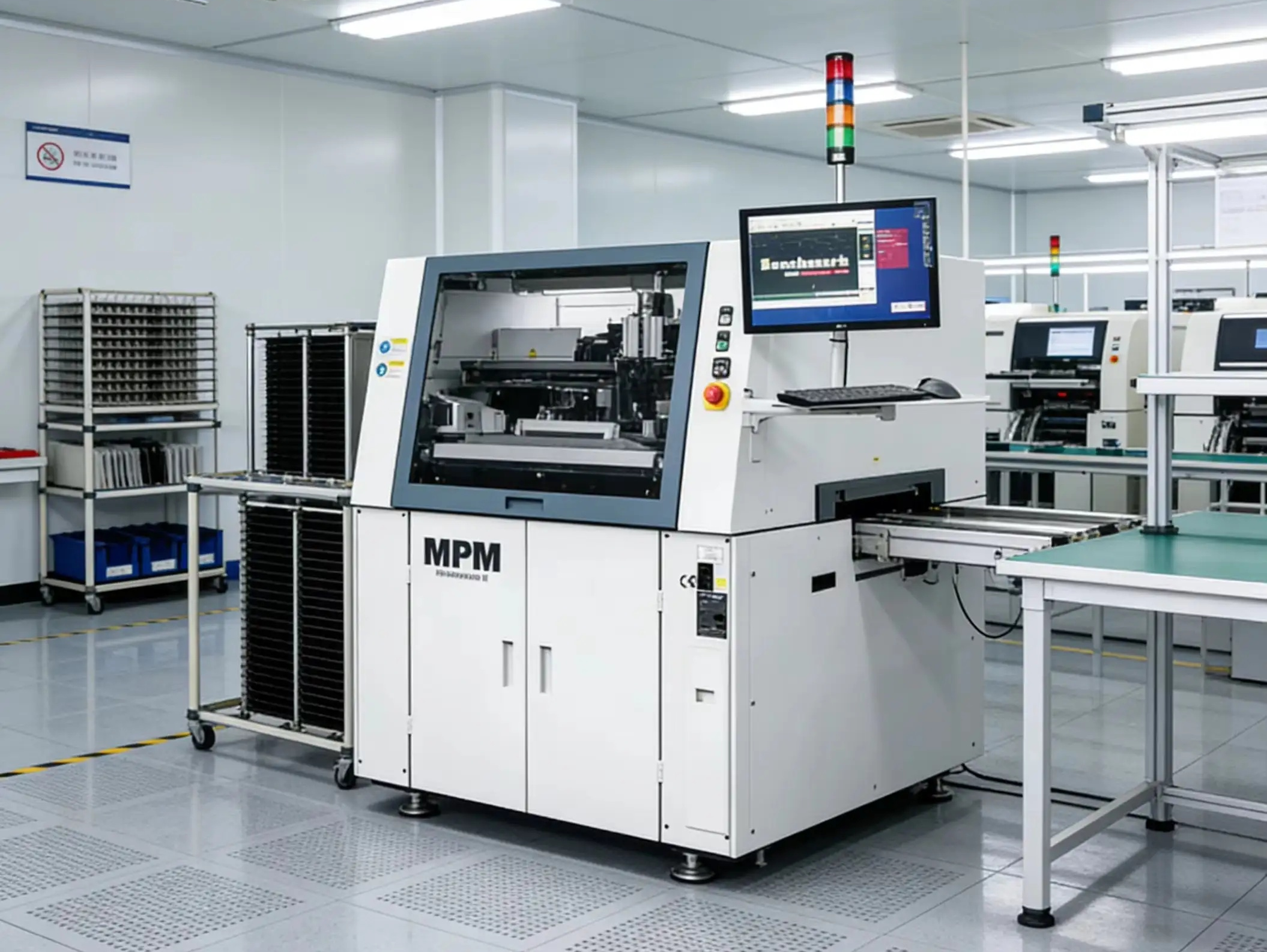 Modern MPM Momentum II 100 Stencil Printer – High-Precision Solder Paste Printer for SMT Production Lines