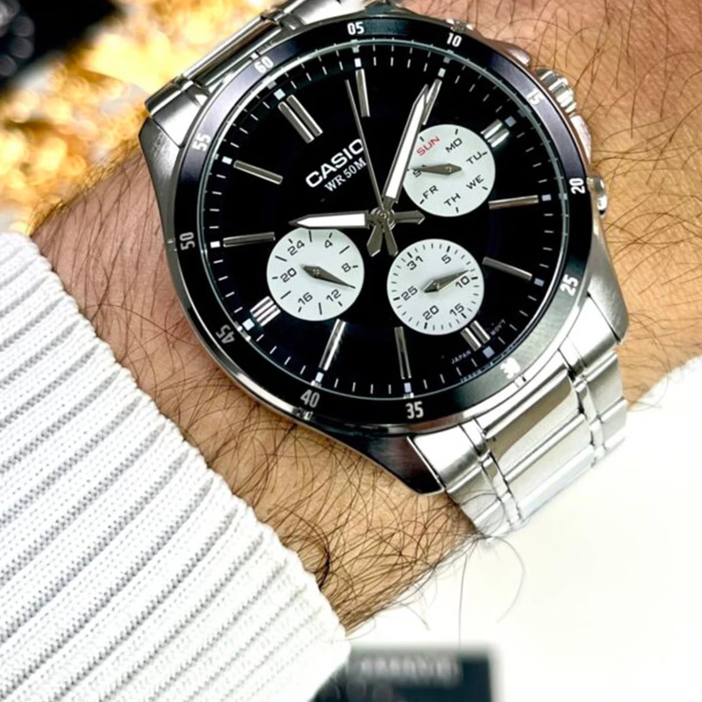 Men's Luxury Stainless Steel Multifunction Quartz Watch