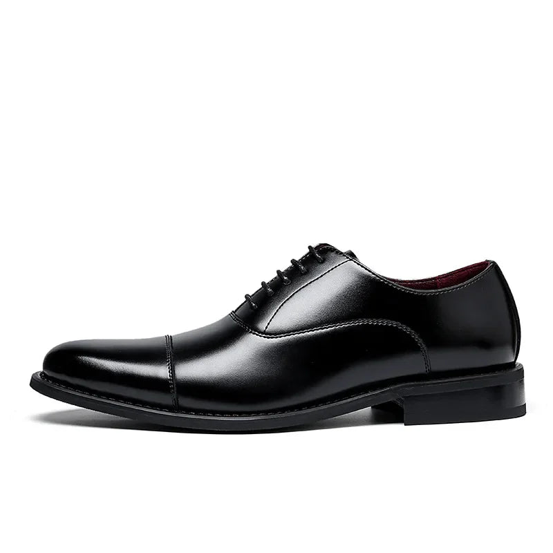 Men’s Genuine Leather Dress Shoes – Italian Style Business Formal Shoes