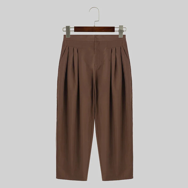 Men’s Pleated Jogger Pants Loose - New Style Casual Streetwear Trousers