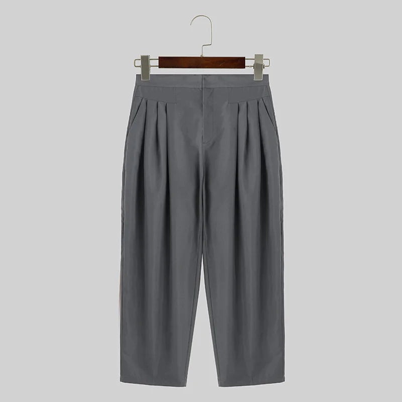 Men’s Pleated Jogger Pants Loose - New Style Casual Streetwear Trousers