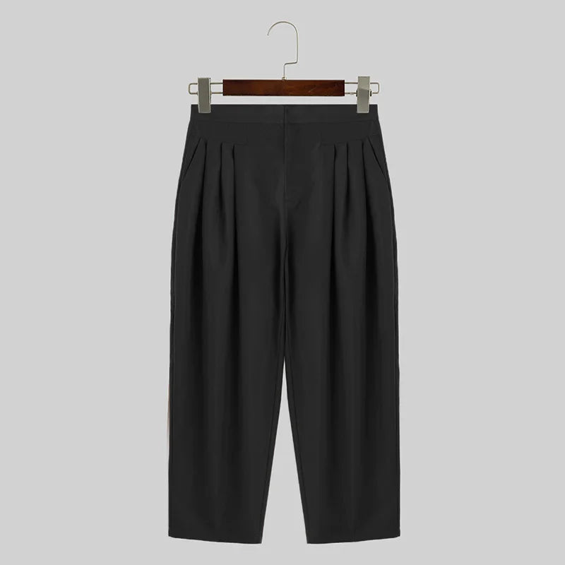 Men’s Pleated Jogger Pants Loose - New Style Casual Streetwear Trousers