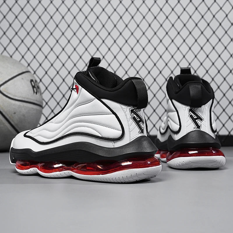 Men's Breathable Basketball Shoes | Cushioned Non-Slip Gym Sneakers