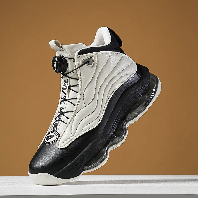 Men's Breathable Basketball Shoes | Cushioned Non-Slip Gym Sneakers