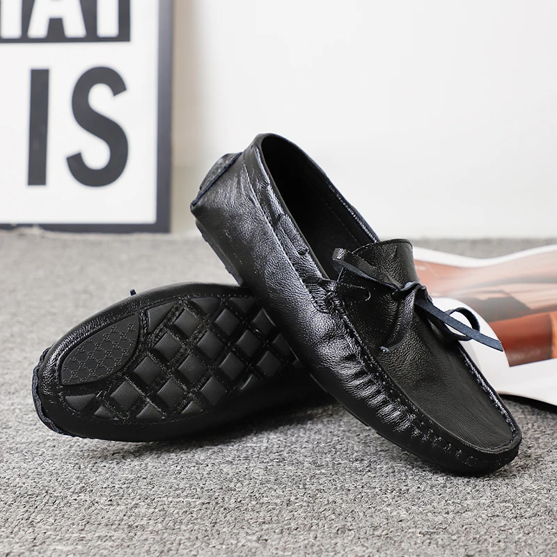Men's Brown Leather Tassel Loafers