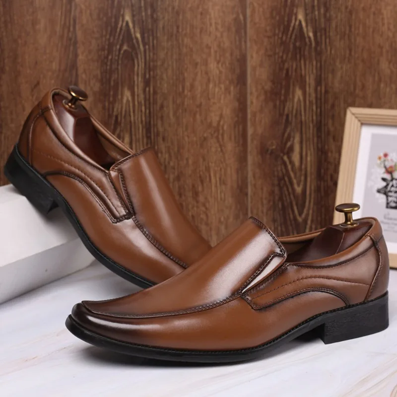 Men's Business Dress Shoes Classic Oxford Formal Wedding Shoes