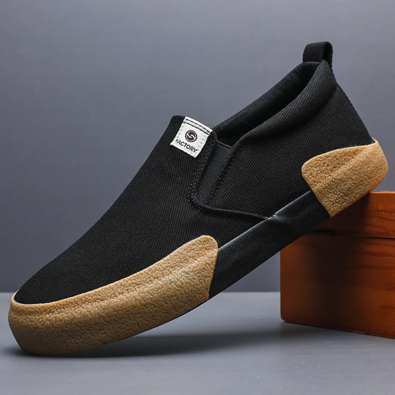 Men's Canvas Shoes – Breathable Retro Casual Sneakers