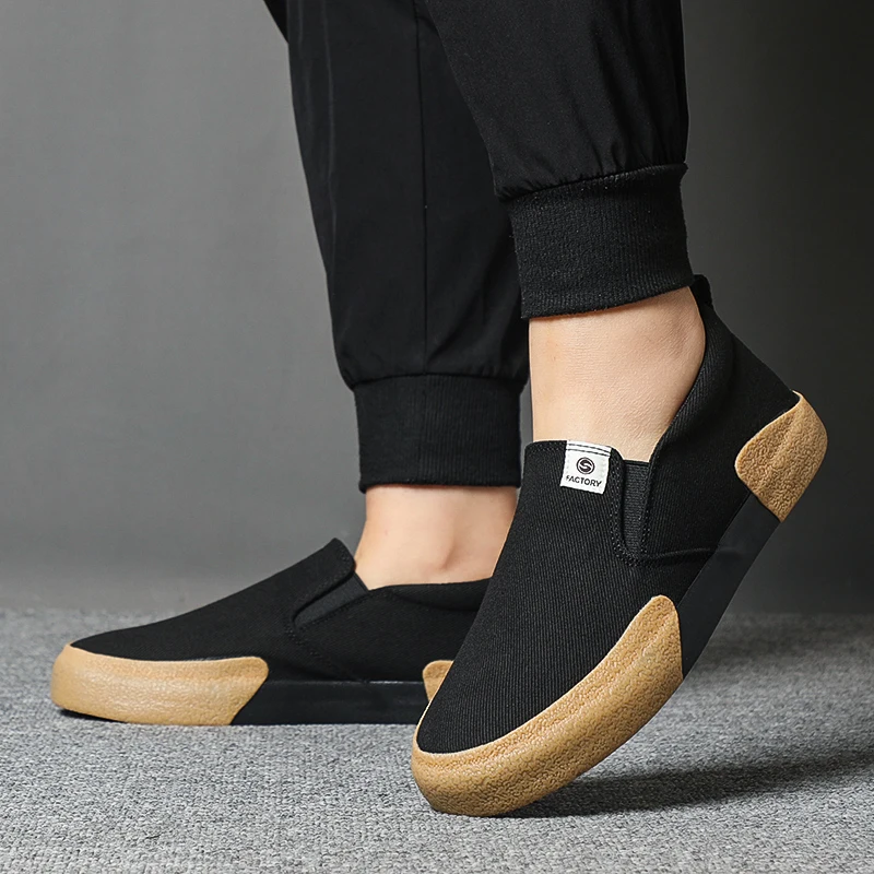 Men's Canvas Shoes – Breathable Retro Casual Sneakers