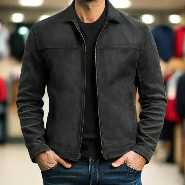 Men’s Modern Leather Jacket – Premium Spring Autumn Wear