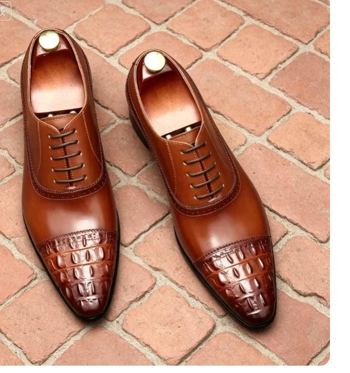 Men’s Genuine Leather Oxford Shoes - Formal business Wear