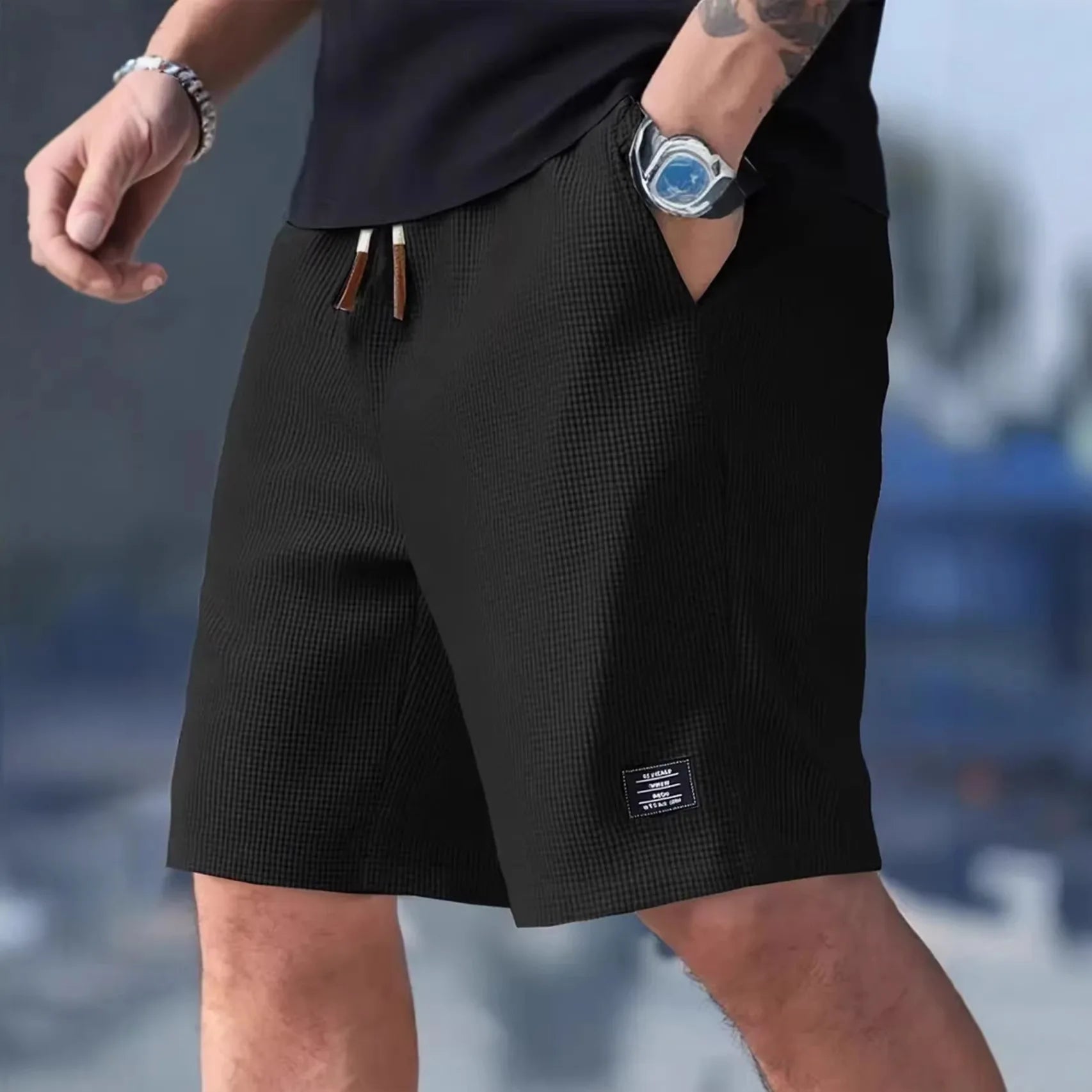 New Mens casual Summer Beach Shorts Breathable Summer Pants