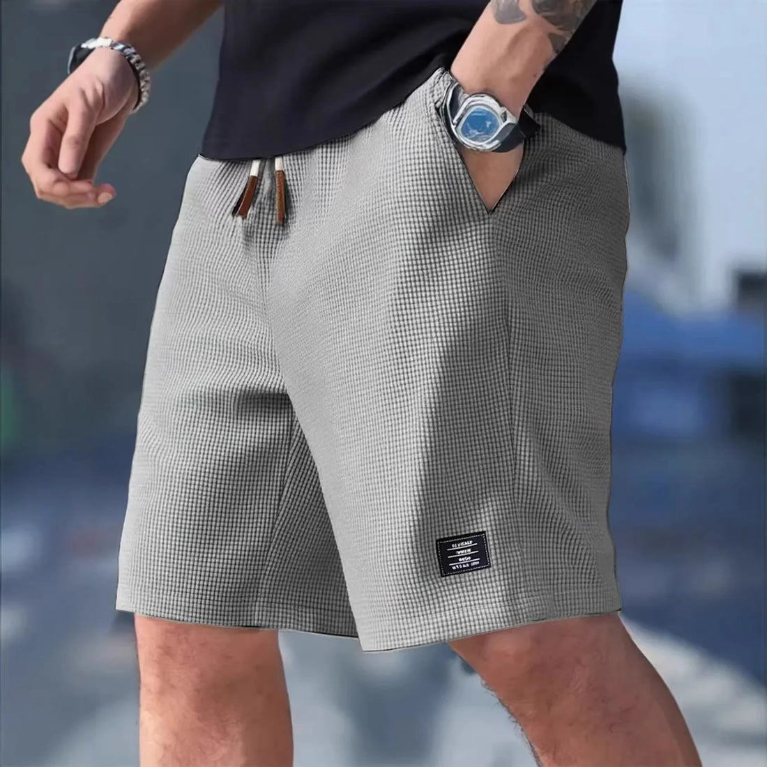 New Mens casual Summer Beach Shorts Breathable Summer Pants