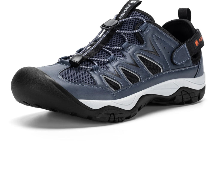 Men's Leather Hiking  Casual Breathable Sandal Shoes