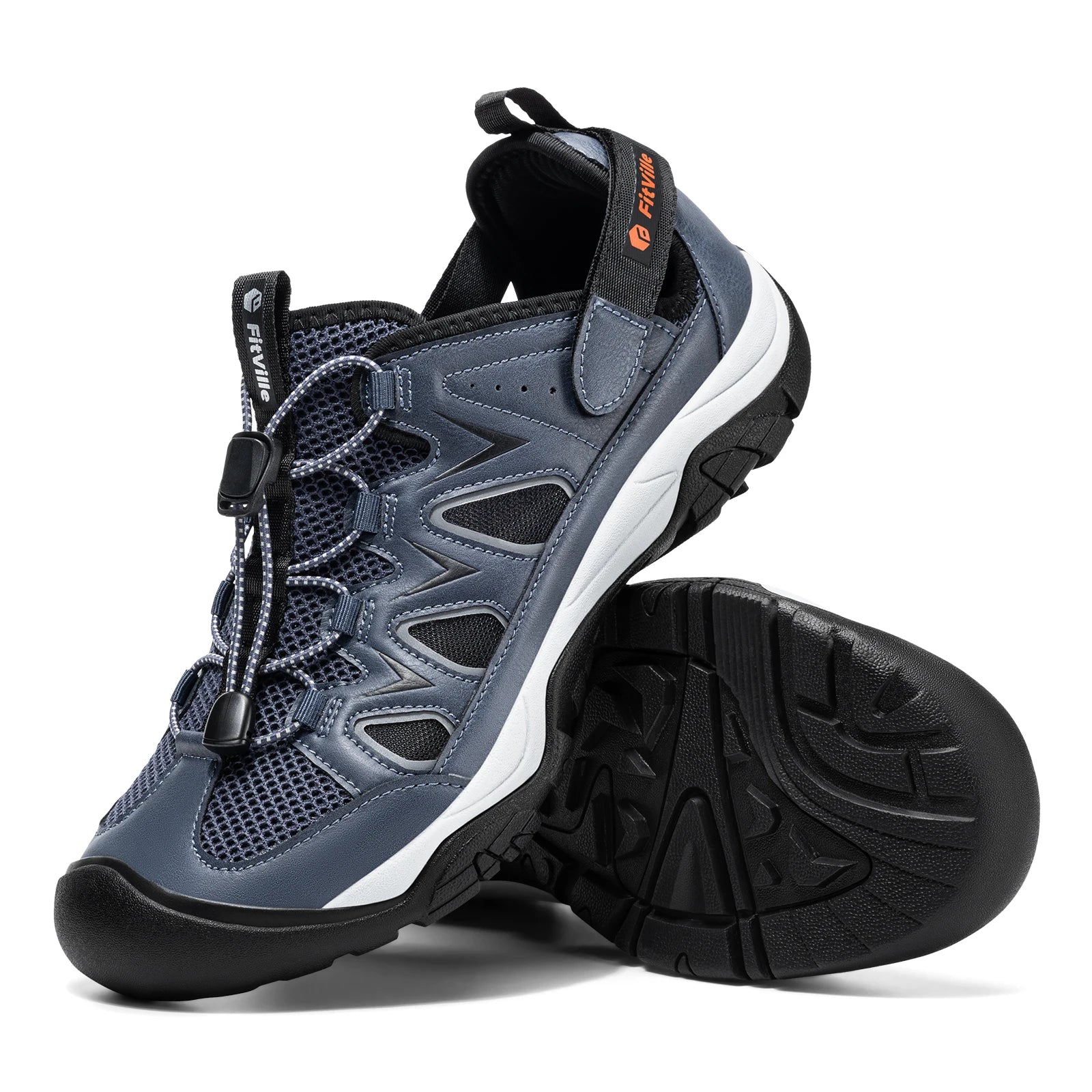 Men's Leather Hiking  Casual Breathable Sandal Shoes