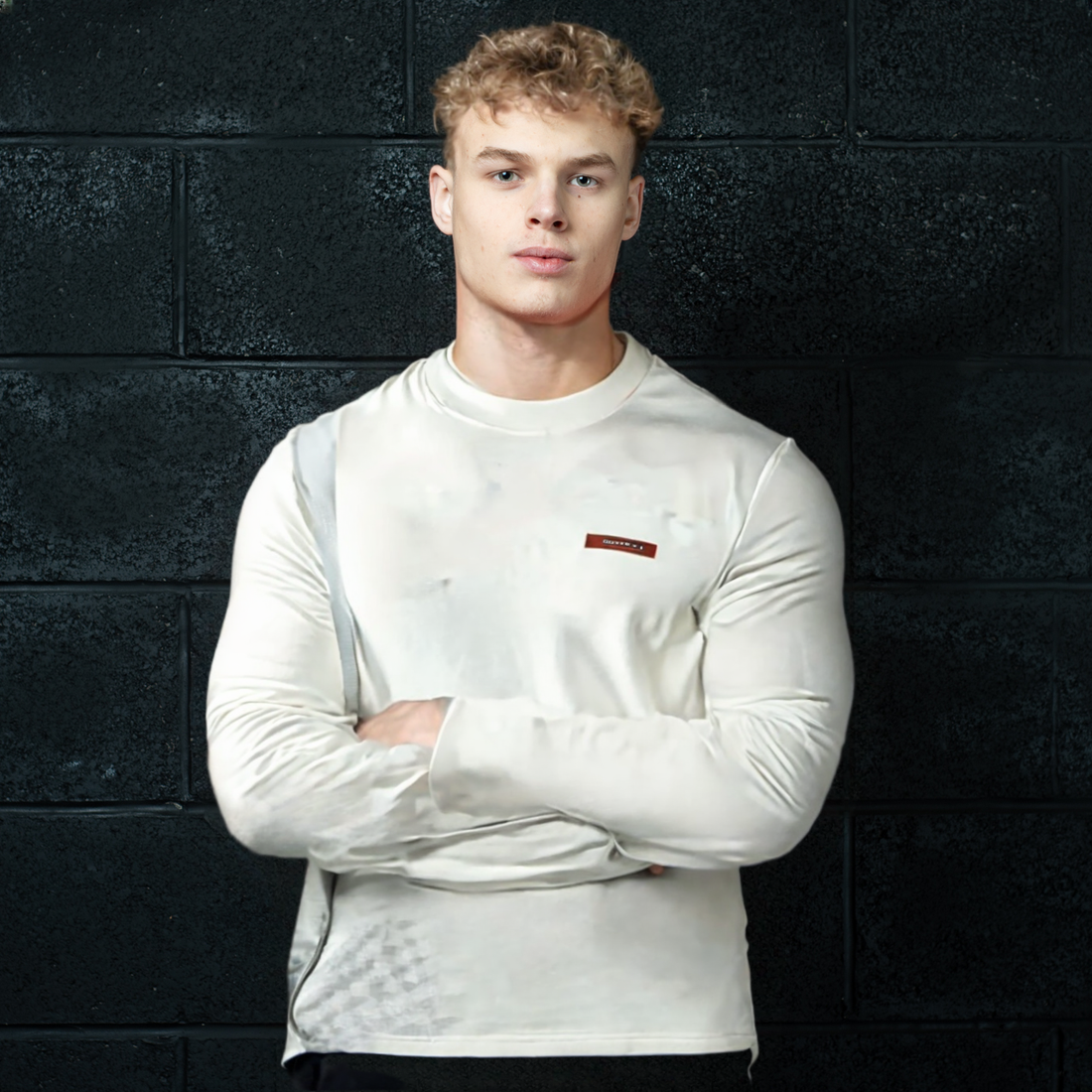 Men’s Autumn Winter Thicken Long Sleeve Business Casual Base T-Shirt