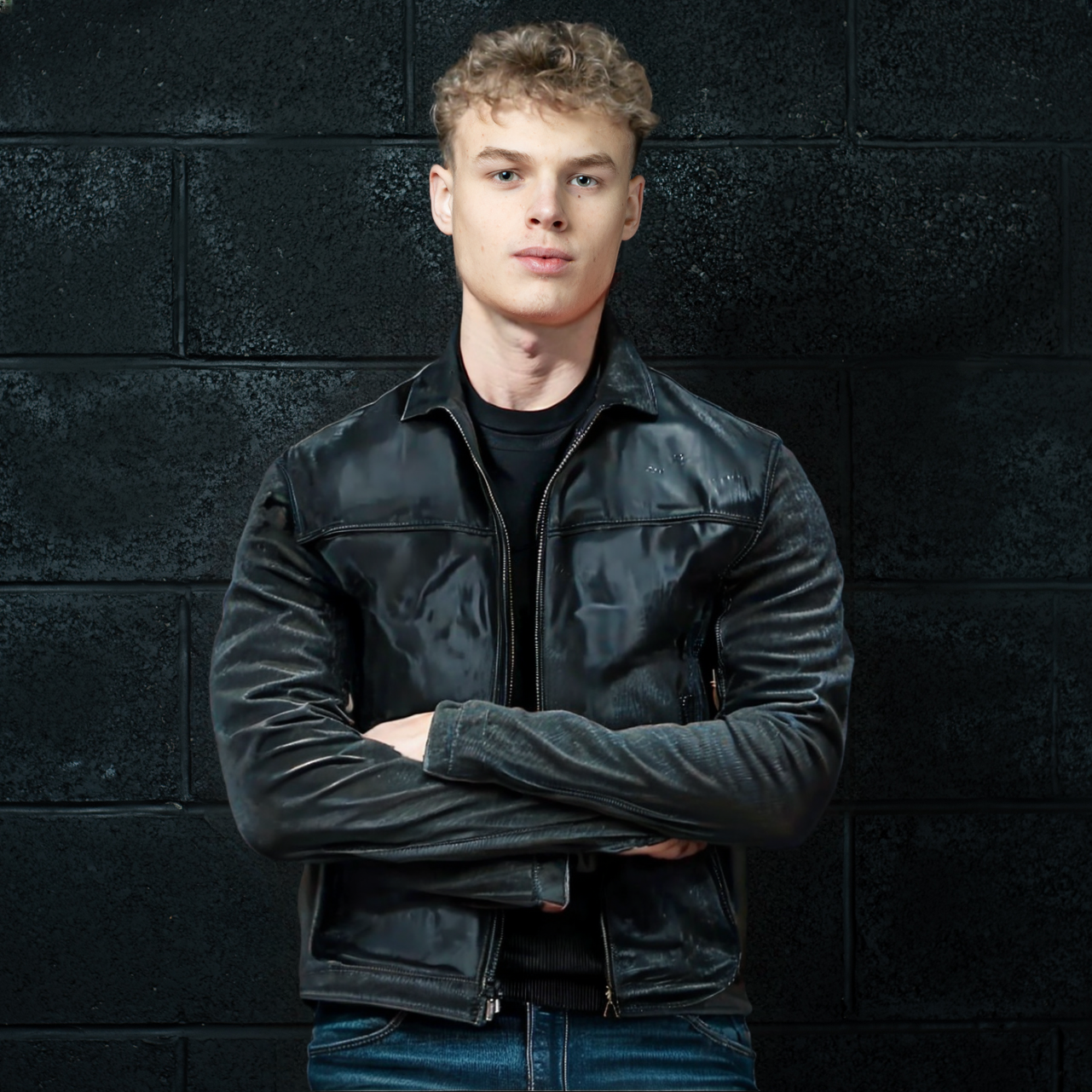 Men’s Modern Leather Jacket – Premium Spring Autumn Wear