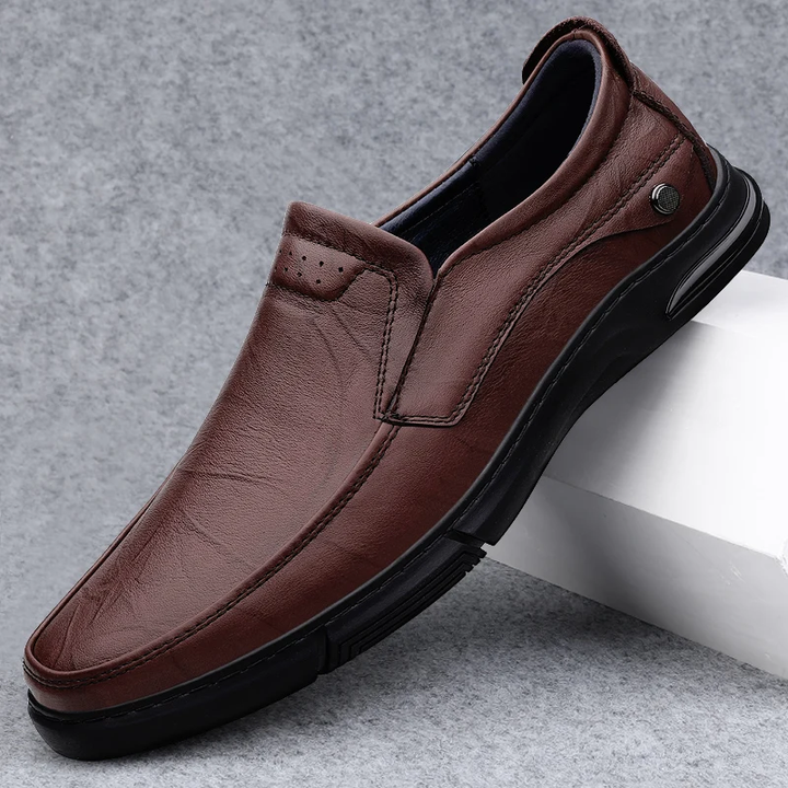 Men's Genuine Leather Oxford Hiking Shoes Men's Casual Loafers