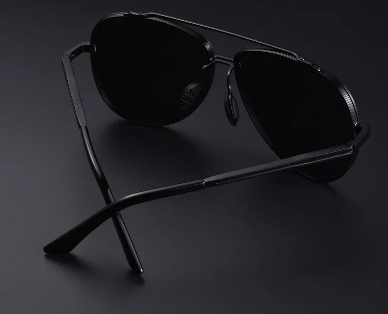 Men’s Polarized Shark Style Sunglasses – UV Protection Men's Fashion Eyewear