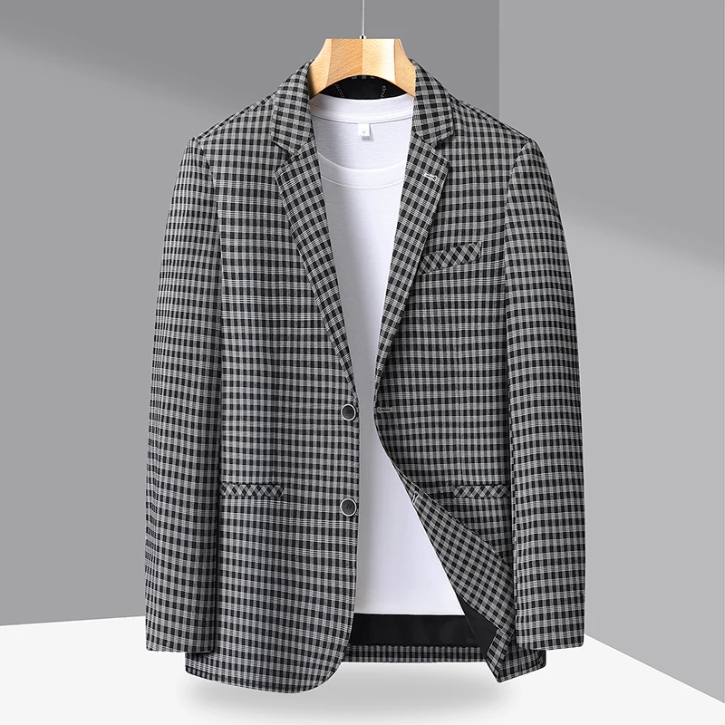 Mens Casual Business Modern Fashion Blazer Jacket